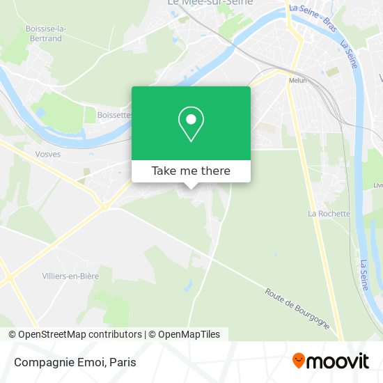 Compagnie Emoi map