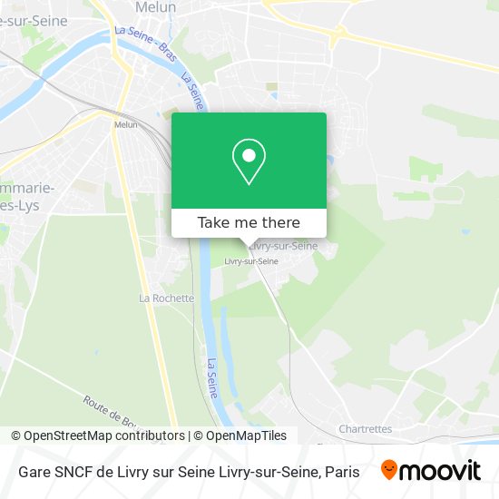 Gare SNCF de Livry sur Seine Livry-sur-Seine map
