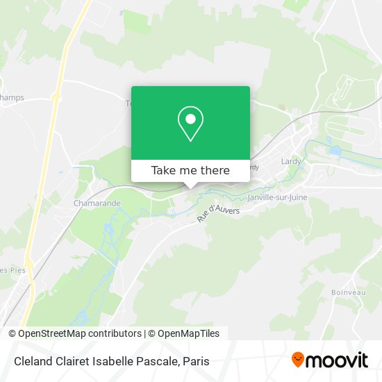 Cleland Clairet Isabelle Pascale map