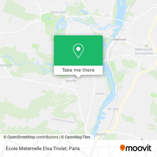 Mapa École Maternelle Elsa Triolet