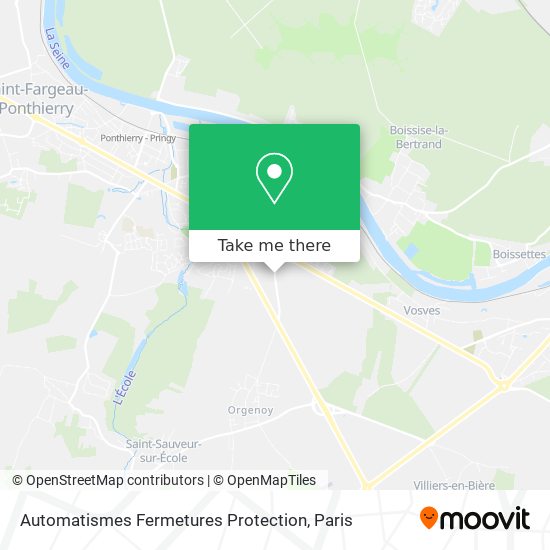 Automatismes Fermetures Protection map