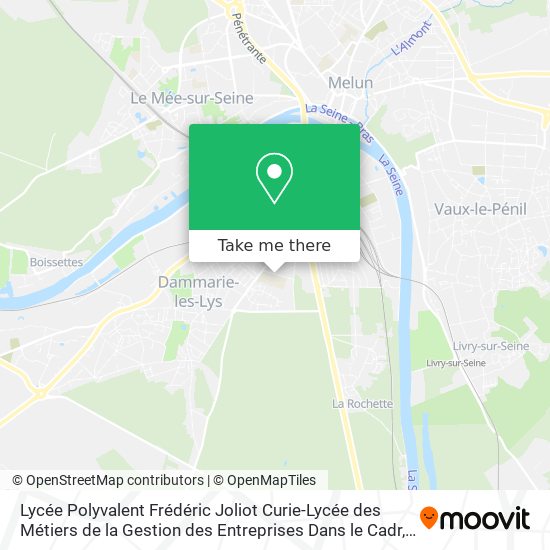 Lycée Polyvalent Frédéric Joliot Curie-Lycée des Métiers de la Gestion des Entreprises Dans le Cadr map