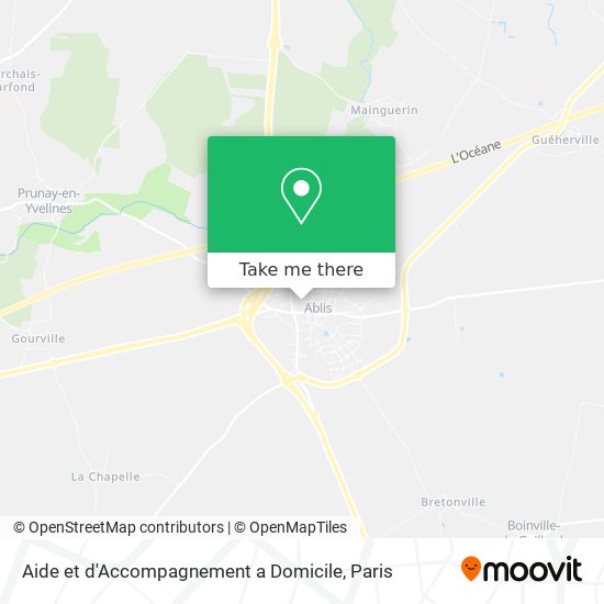 Aide et d'Accompagnement a Domicile map