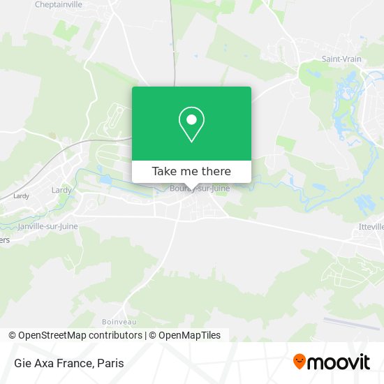 Gie Axa France map