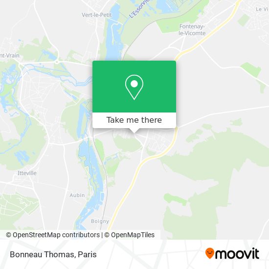 Mapa Bonneau Thomas