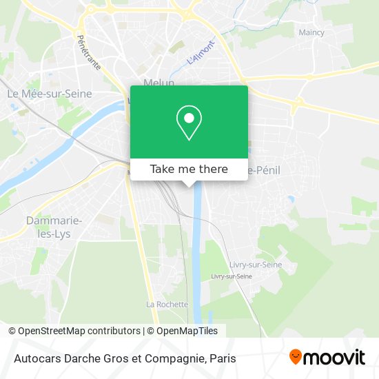 Mapa Autocars Darche Gros et Compagnie
