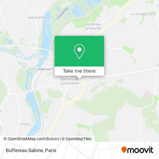 Buffereau Sabine map