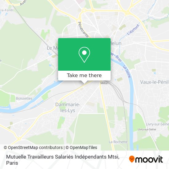 Mapa Mutuelle Travailleurs Salariés Indépendants Mtsi