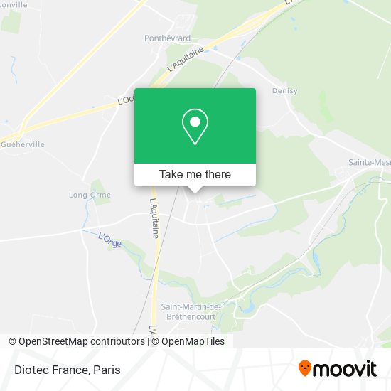 Diotec France map