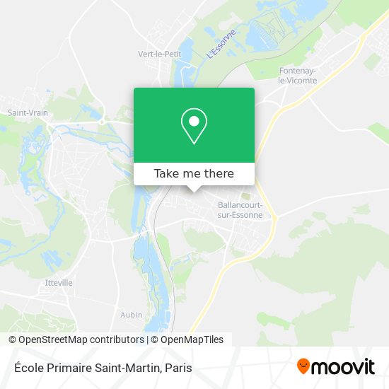 Mapa École Primaire Saint-Martin