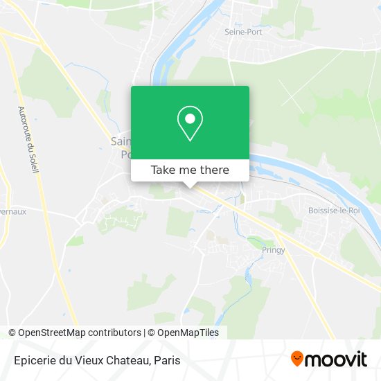Epicerie du Vieux Chateau map