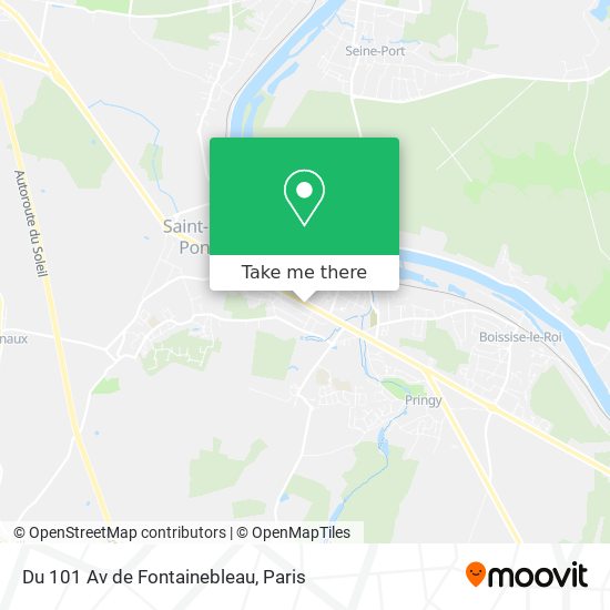 Mapa Du 101 Av de Fontainebleau