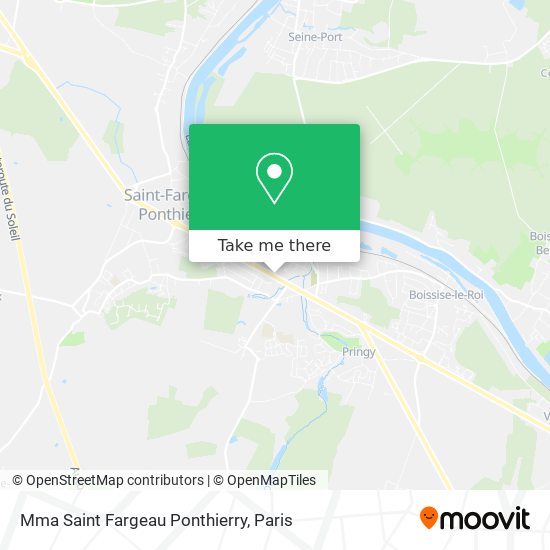 Mma Saint Fargeau Ponthierry map