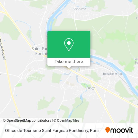 Office de Tourisme Saint Fargeau Ponthierry map