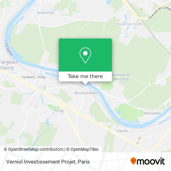 Verniol Investissement Projet map