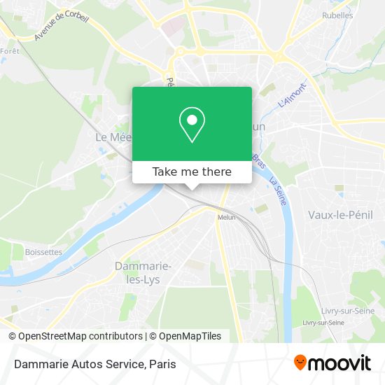 Dammarie Autos Service map