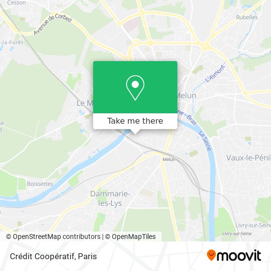 Crédit Coopératif map