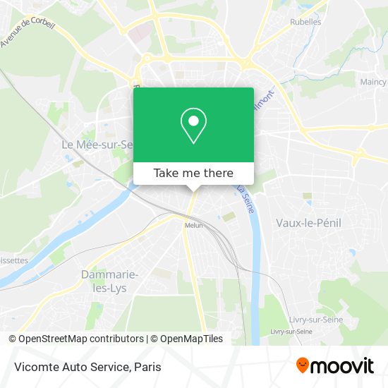 Mapa Vicomte Auto Service