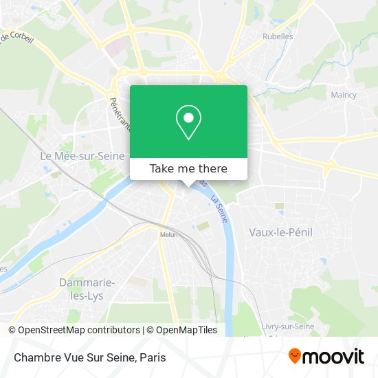 Mapa Chambre Vue Sur Seine