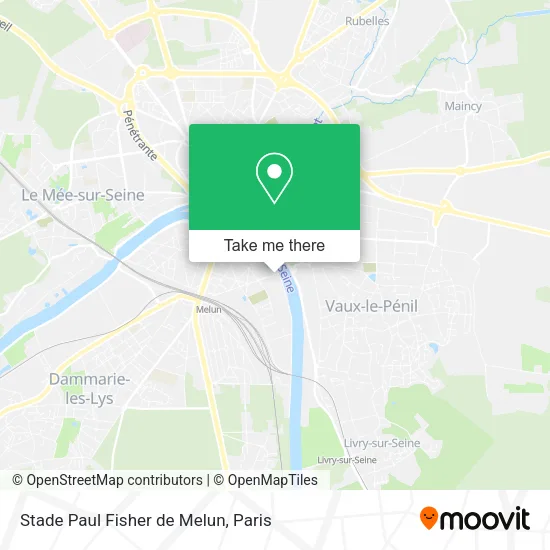 Stade Paul Fisher de Melun map