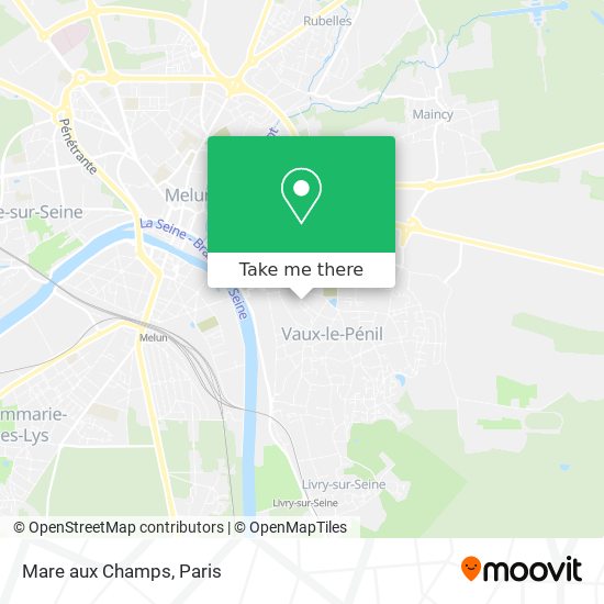 Mare aux Champs map