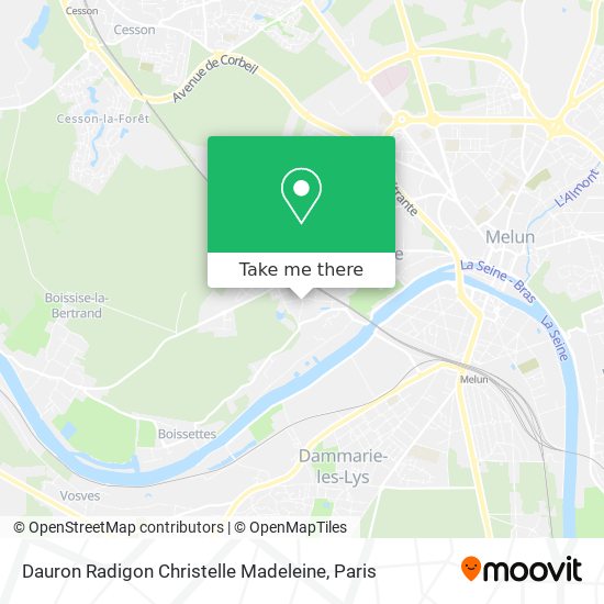 Dauron Radigon Christelle Madeleine map