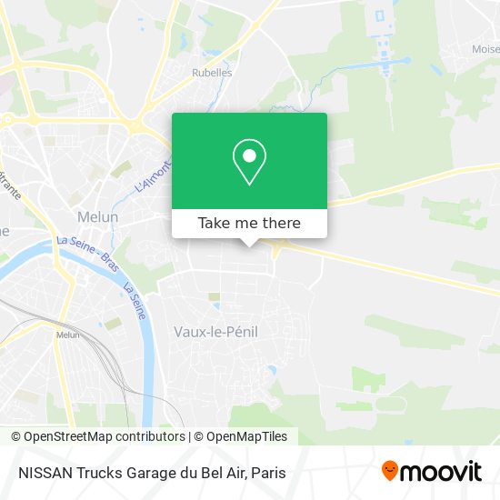 Mapa NISSAN Trucks Garage du Bel Air