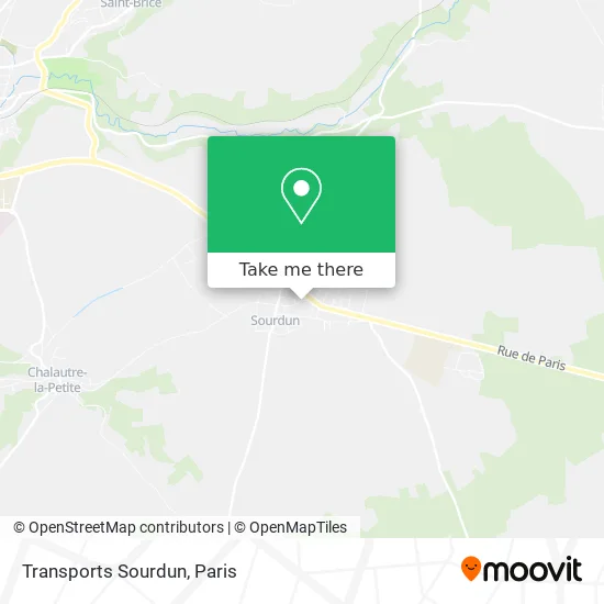 Transports Sourdun map