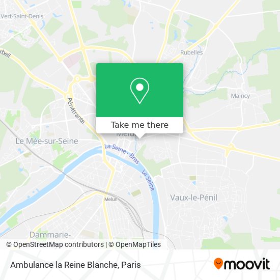 Ambulance la Reine Blanche map