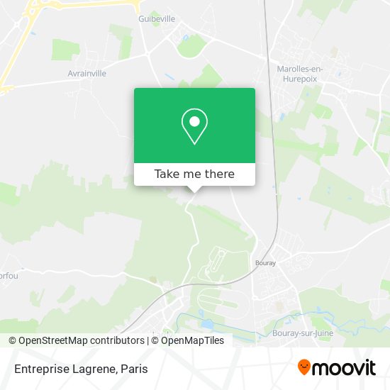 Entreprise Lagrene map