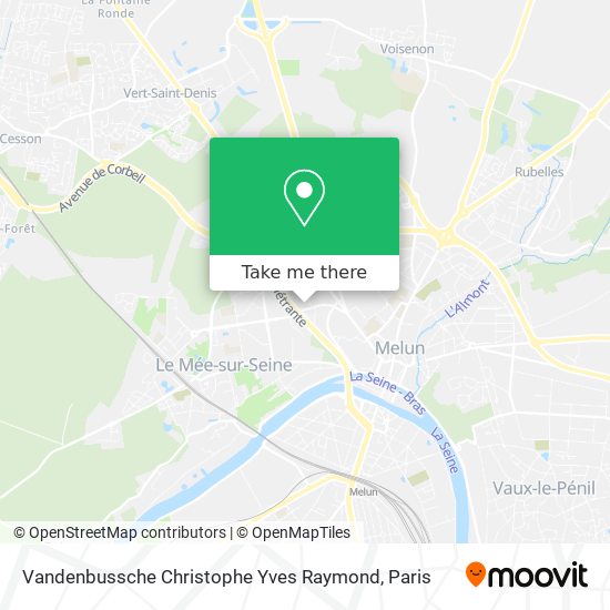 Vandenbussche Christophe Yves Raymond map