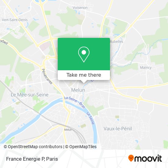 Mapa France Energie P