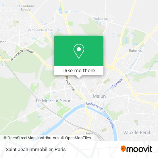 Saint Jean Immobilier map