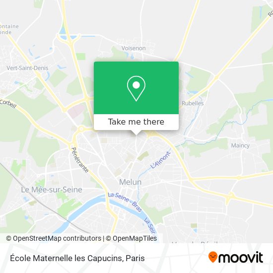 Mapa École Maternelle les Capucins