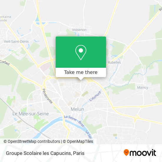 Mapa Groupe Scolaire les Capucins