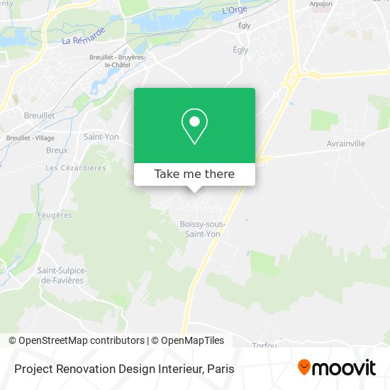 Project Renovation Design Interieur map