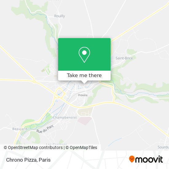 Mapa Chrono Pizza