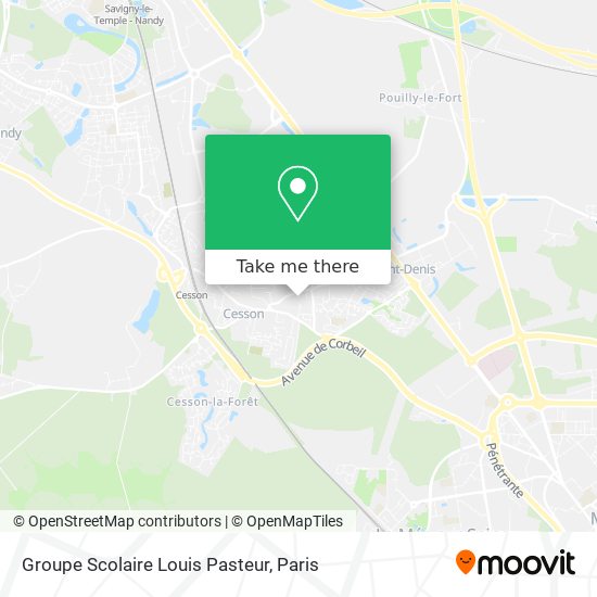 Mapa Groupe Scolaire Louis Pasteur