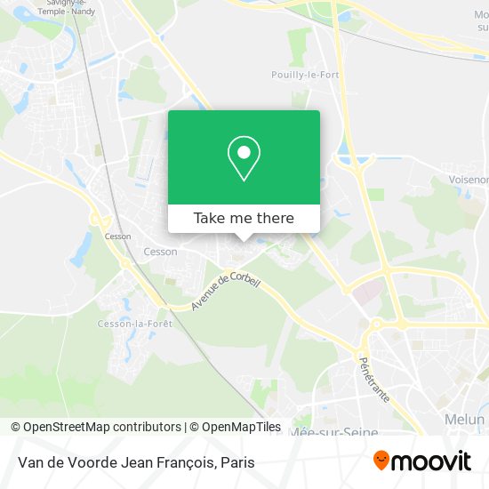 Mapa Van de Voorde Jean François