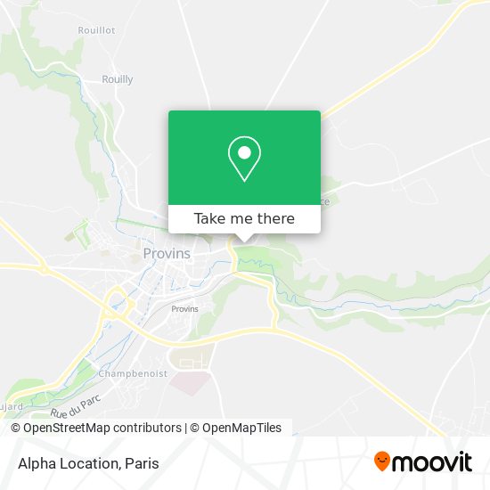 Alpha Location map
