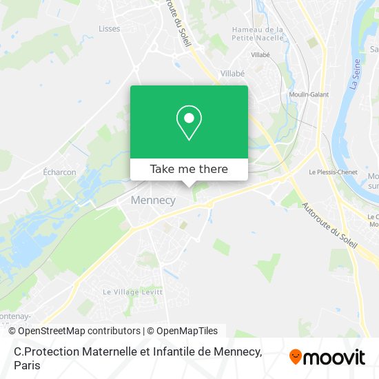 Mapa C.Protection Maternelle et Infantile de Mennecy