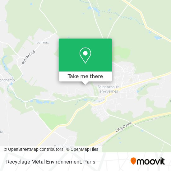 Recyclage Métal Environnement map