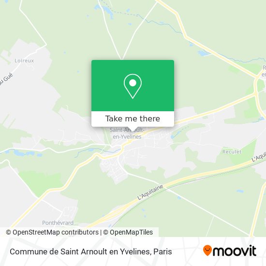 Mapa Commune de Saint Arnoult en Yvelines