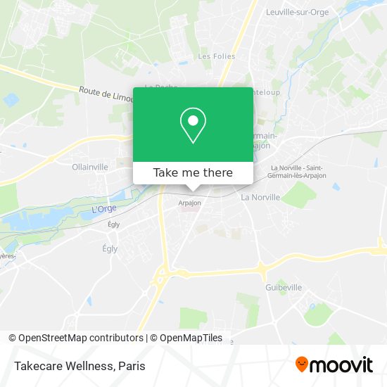 Takecare Wellness map