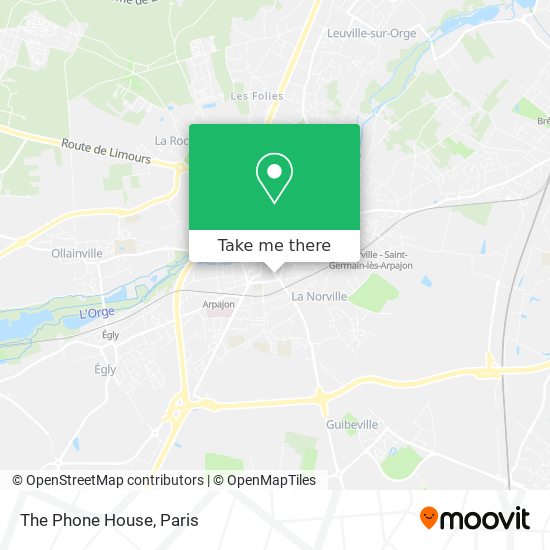 The Phone House map