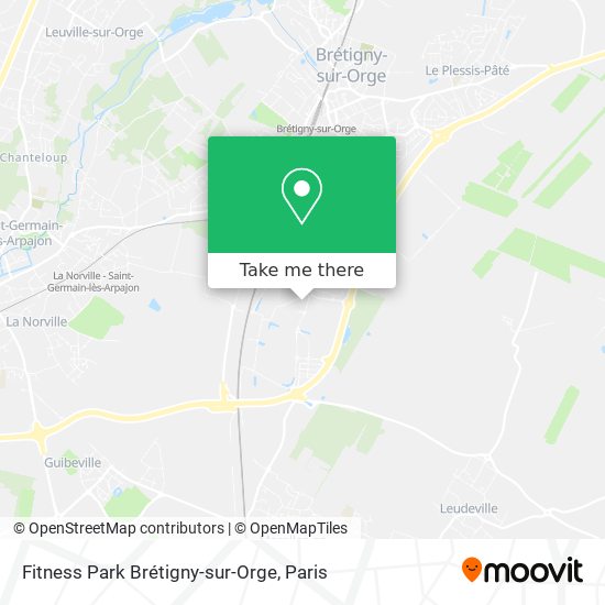 Fitness Park Brétigny-sur-Orge map