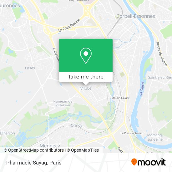 Pharmacie Sayag map