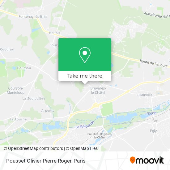 Mapa Pousset Olivier Pierre Roger