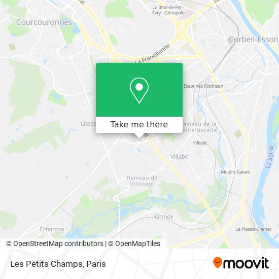 Les Petits Champs map