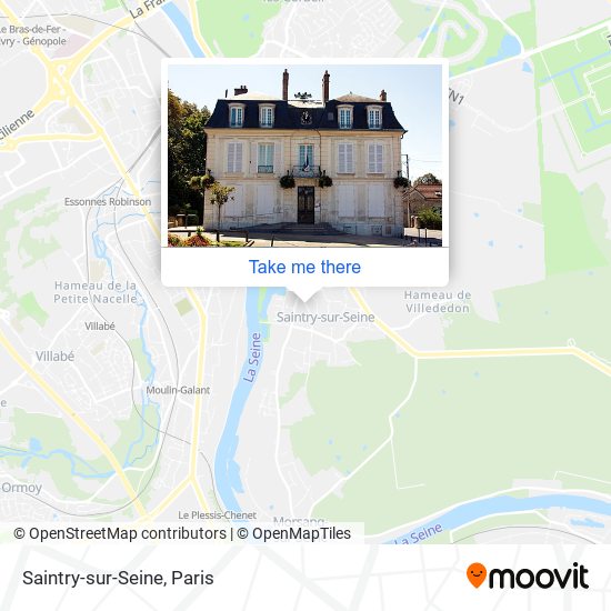 Mapa Saintry-sur-Seine